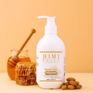 HIMI BELLE Tender Glow Body Lotion | Deep Moisturizing with Honey & Almond | 250ml