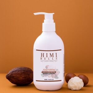HIMI BELLE Nourishing Body Lotion | Cocoa & Shea Butter | Deep Hydration & Soft Skin | 250ml